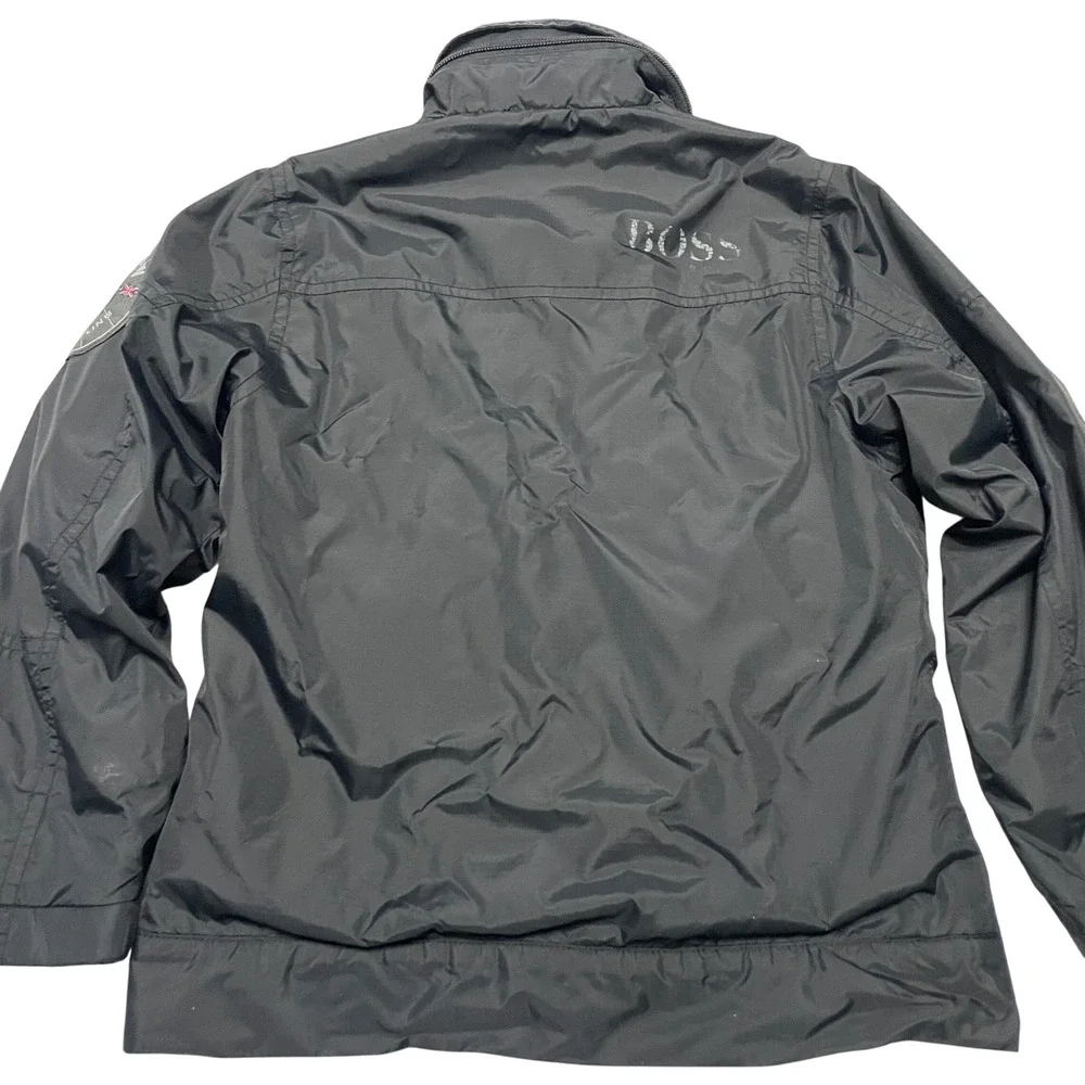 Hugo Boss Alex Thomson Boys Racing Extreme Sailing Jacket Windbreaker Hooded